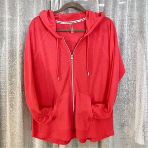 Calvin Klein Performance Vibrant Pink Hoodie size Large